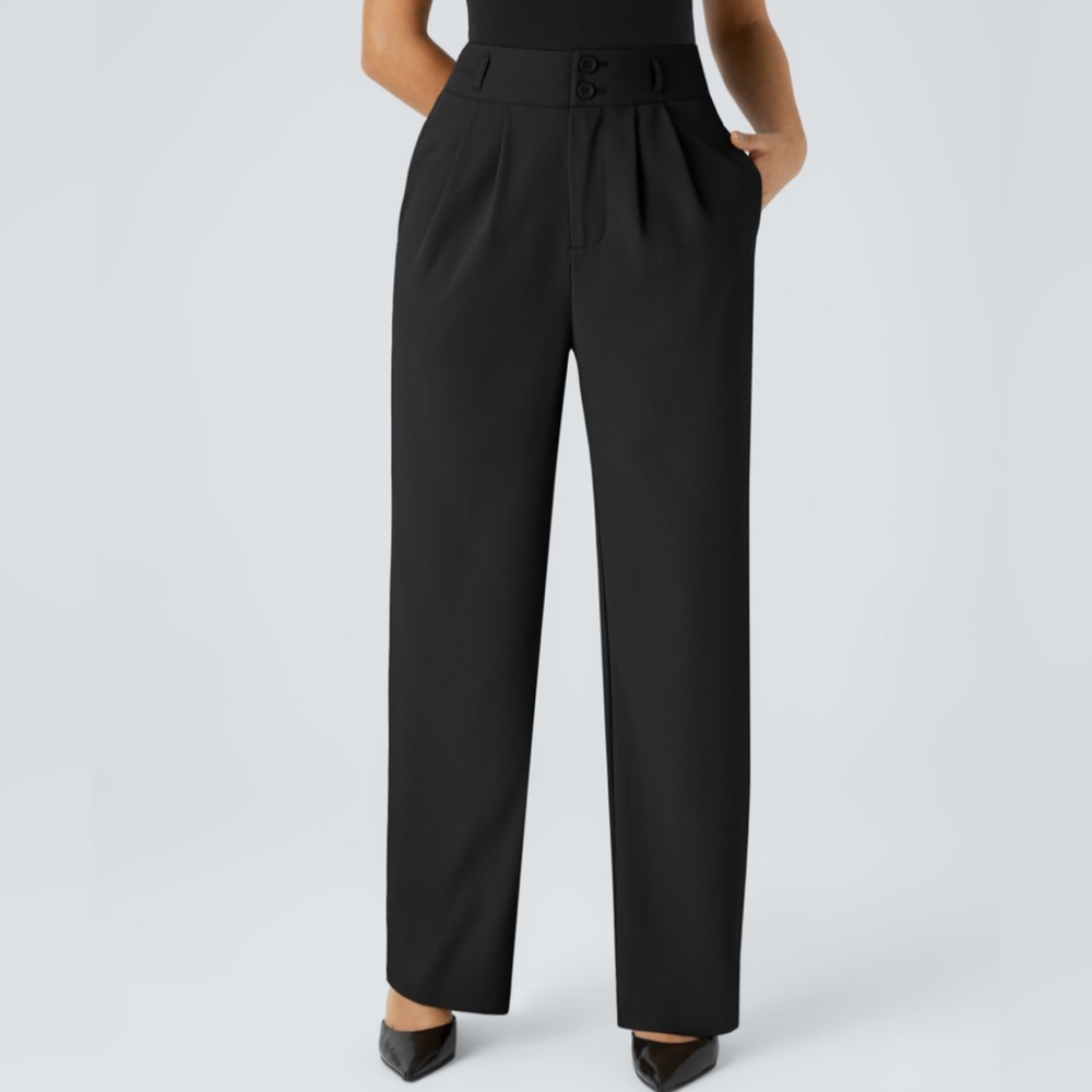 Halara Elegant Black Women's Work Pants